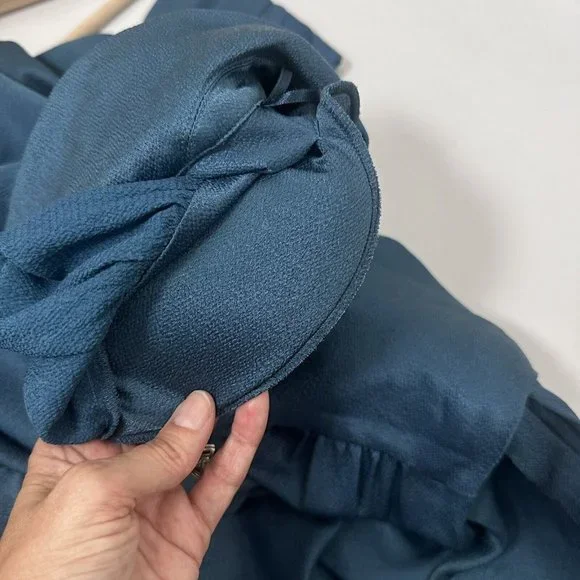 Massimo Dutti Dress Womens US 6/8 Green Silk Blend Long Shirt Limited Ed… - Picture 11 of 11